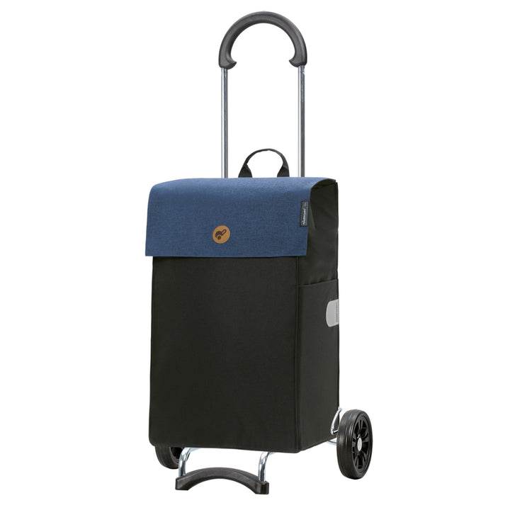 ANDERSEN Einkaufstrolley - Scala Shopper Hera blau | mit Flüsterrädern, klappbar, aus Stahl, bis 40