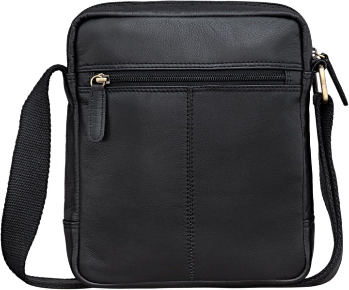 STILORD 'Jamie' Herren Ledertasche - Perfekt für Reisen & Alltag - Kleine Vintage Messenger Bag für