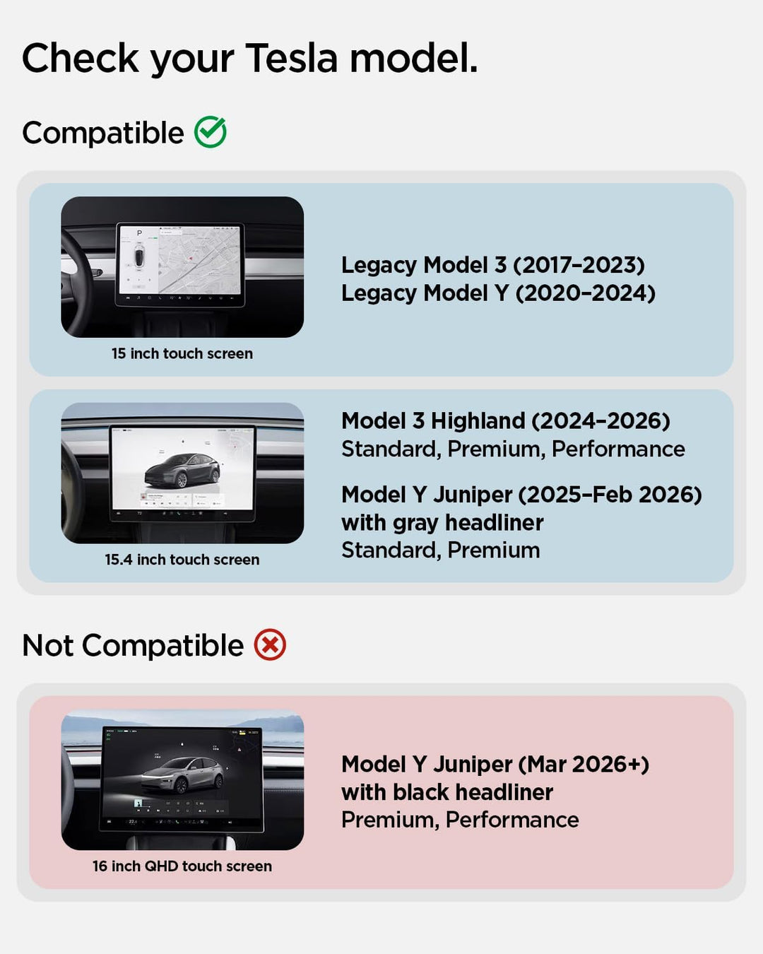 Spigen Tesla Model Y(~Juniper 2026)/3(~Highland 2026)/S/X Universal Handyhalterung【Montage ohne Kleb