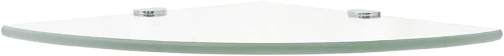 FIRBNUS 35x35x0,8 cm Eckregal Wall Shelf 2 STK. Regalboden Glas Glasregalboden Bad Regal Glas Schweb