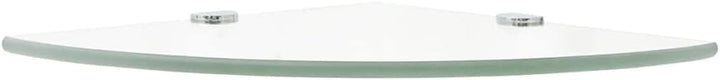FIRBNUS 35x35x0,8 cm Eckregal Wall Shelf 2 STK. Regalboden Glas Glasregalboden Bad Regal Glas Schweb