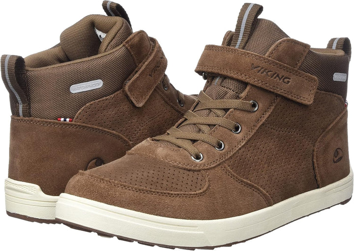 Viking Jungen Samuel Mid Wp Jr Rain Shoe 33 EU Braun, 33 EU Braun
