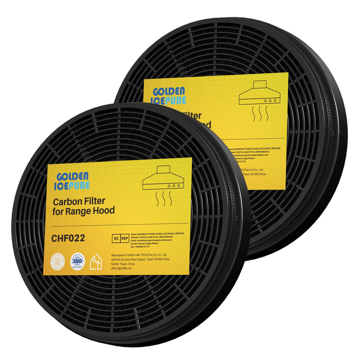 GOLDEN ICEPURE Aktivkohlefilter Dunstabzugshaube Kompatibel mit Dunstabzugshaube PKM Respekta MIZ002