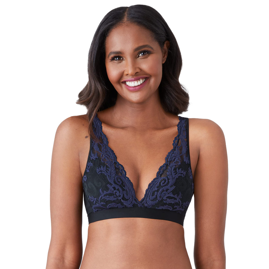 Wacoal Women's Plunge Bra S Schwarz/Eclipse, S Schwarz/Eclipse
