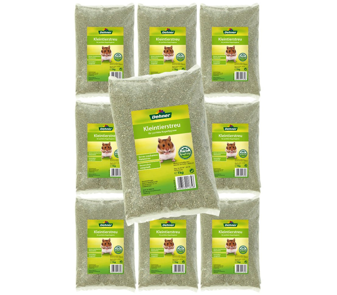 Dehner Nagerzubehör, Kleintierstreu, 10 x 1 kg (10 kg) 1 stück (1er Pack), 1 stück (1er Pack)