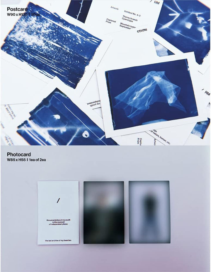 RM - 'Indigo' Postkarte Edition (Weverse Alben ver.)