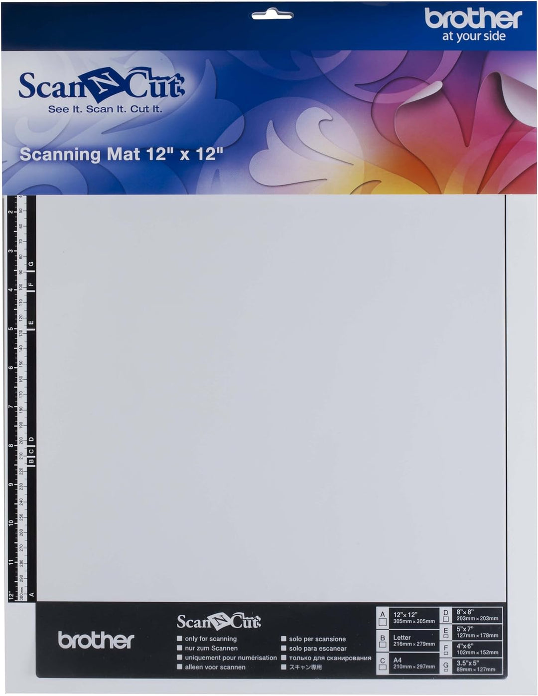 Brother CAMATS12 Scan-N-Cut Scan-Matte weiss