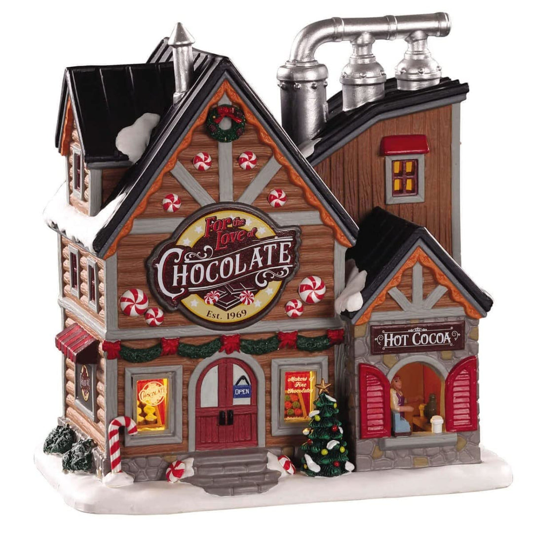 Lemax - Fot The Love of Chocolate Shop 05621 Schokoladenfabrik Weihnachtsdorf Winterdorf