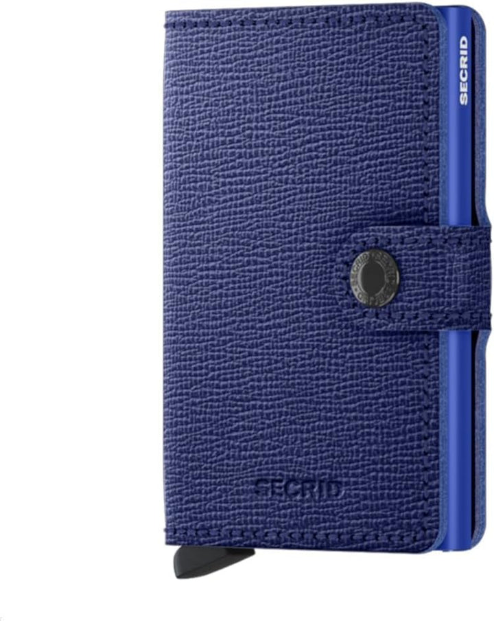 Secrid Miniwallet Crisple Cobalt, Unisex-Erwachsene Reisezubehör- Brieftasche, Cobalt, Talla Única -