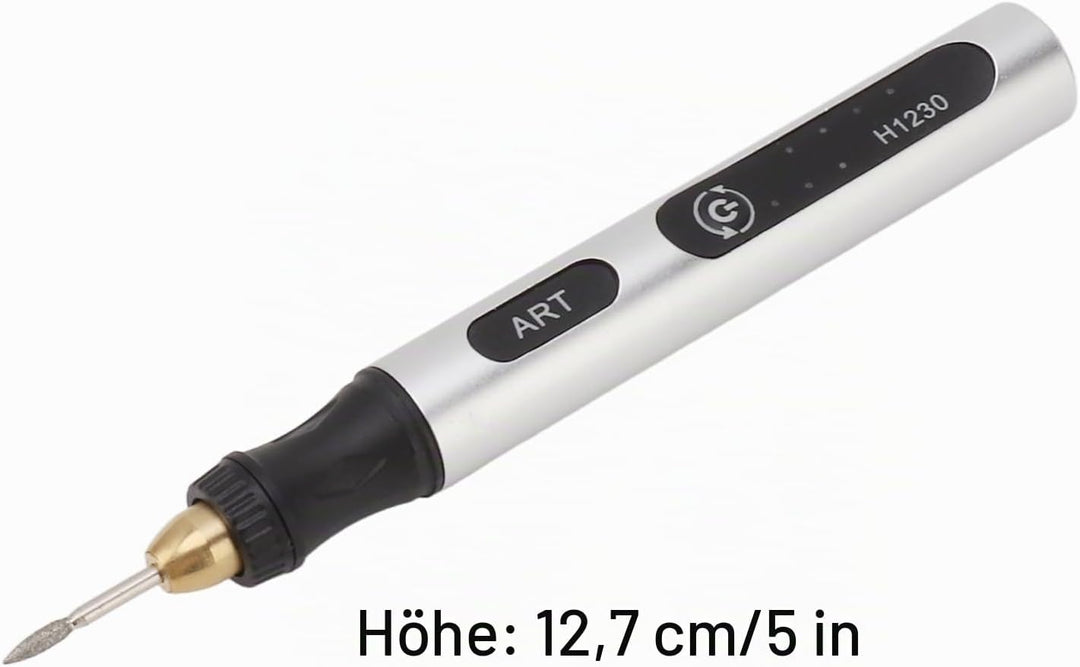 Mini-Akku-Rotationswerkzeug, 3 Geschwindigkeiten, Wiederaufladbar, 4,2 V, Elektrisches Rotationswerk