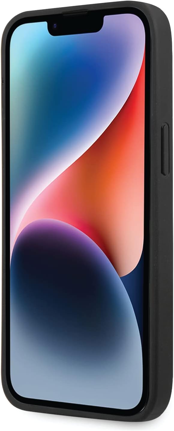 BMW BMHMP14LSLLBK hülle für iPhone 14 Pro 6, 1'' schwarz-Black hardcase Signature Logo Imprint, Navy