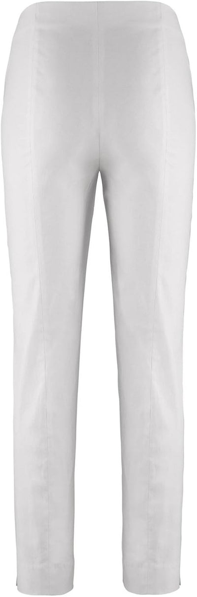 Stehmann LOLI-742 Bequeme, stretchige Damenhose, mit schmalem Bein 40 Weiss, 40 Weiss