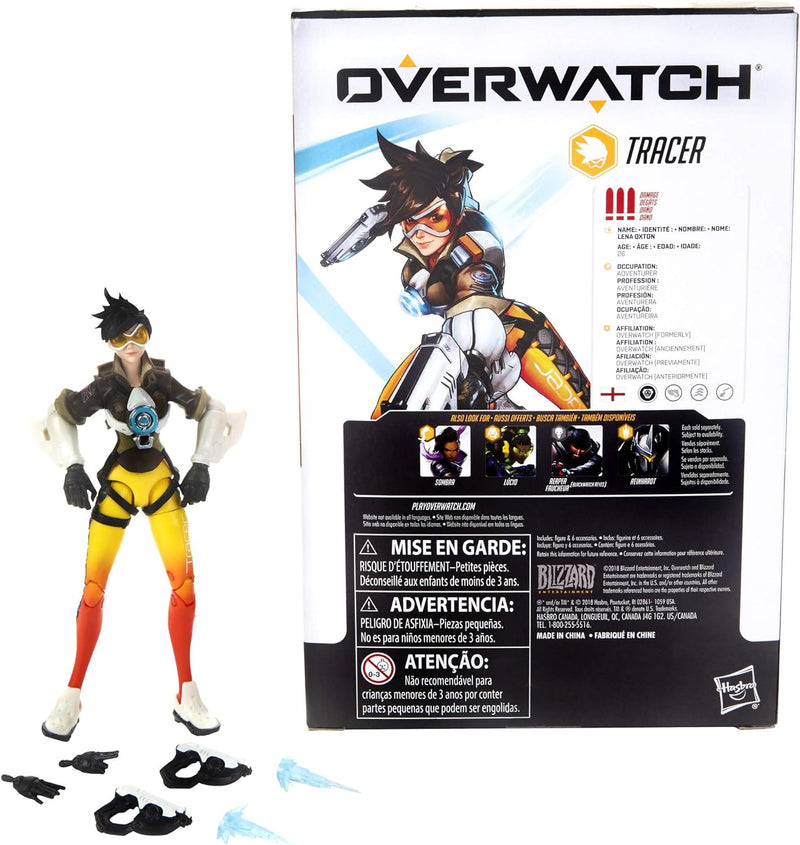 Hasbro Overwatch Ultimates Series Tracer 6" Collectible Action Figure