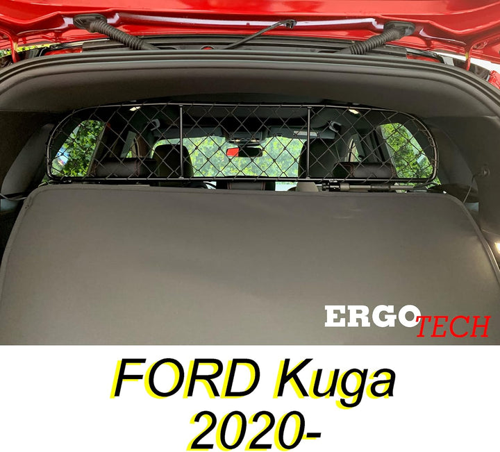 ERGOTECH Trennnetz Trenngitter Hundegitter für Ford Kuga (ab BJ 2020) RDA65-XS8
