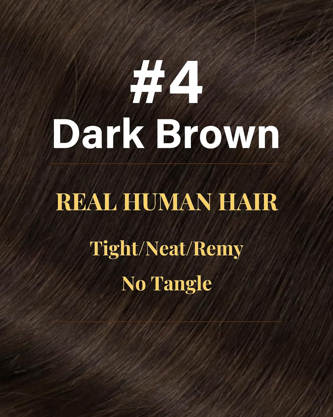 Hetto Tape Extensions Echthaar, Mittelbraun, 35cm | 20 Stucke 40g 100% Remy Haar, Invisible Doppelse
