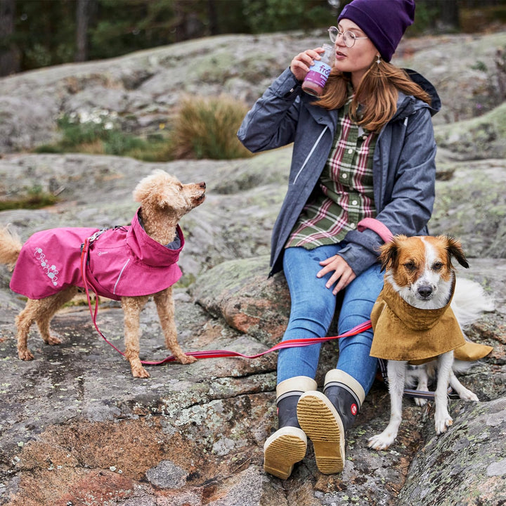 Hurtta Monsoon Coat II Hundemantel ECO (Ruby, 25 cm) 25 cm Ruby, 25 cm Ruby