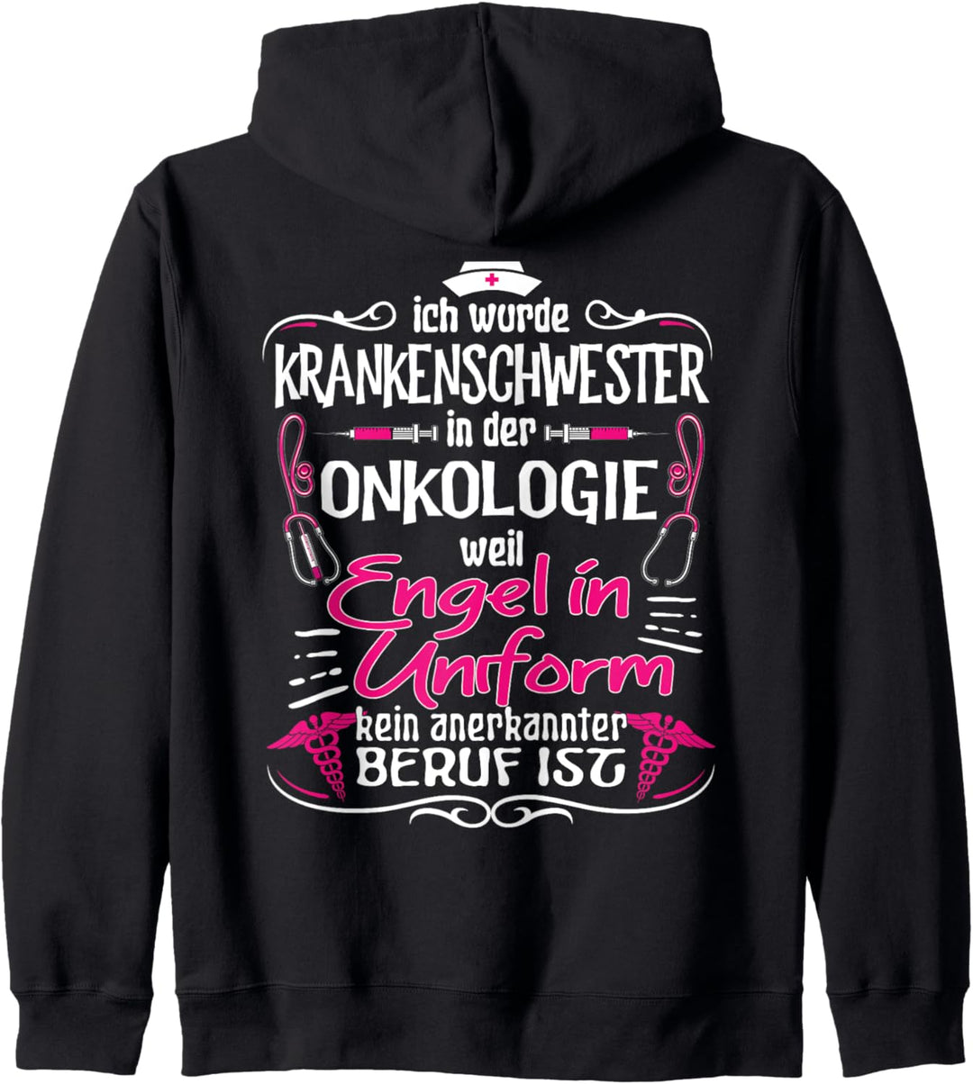 Krankenschwester Onkologie Krankenpflegerin Kapuzenjacke