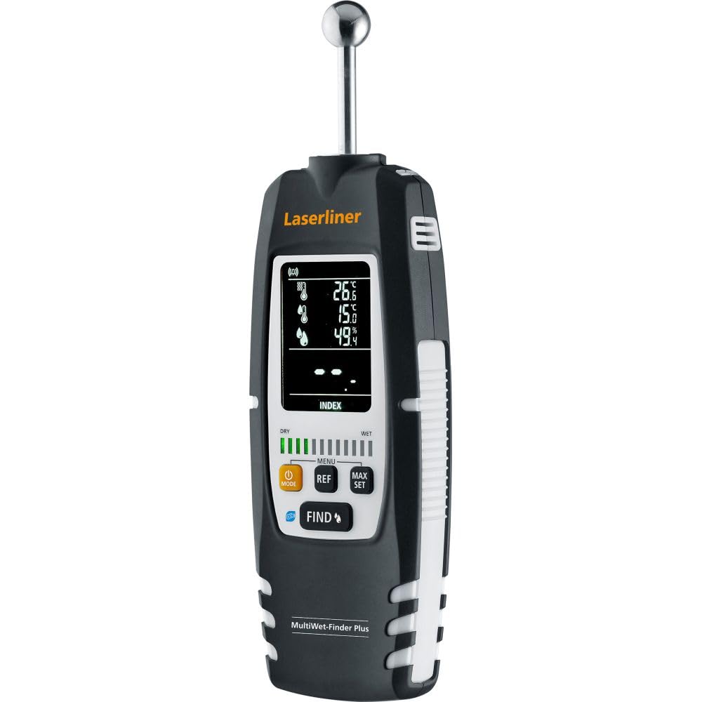 Laserliner MultiWet-Finder Plus Materialfeuchtemessgerät Temperaturmessung