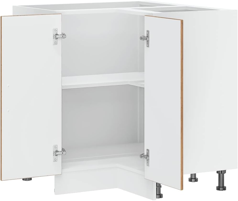vidaXL Küchen-Eckunterschrank Kalmar Altholz-Optik Holzwerkstoff, Eckunterschrank, Küchenschrank, Kü