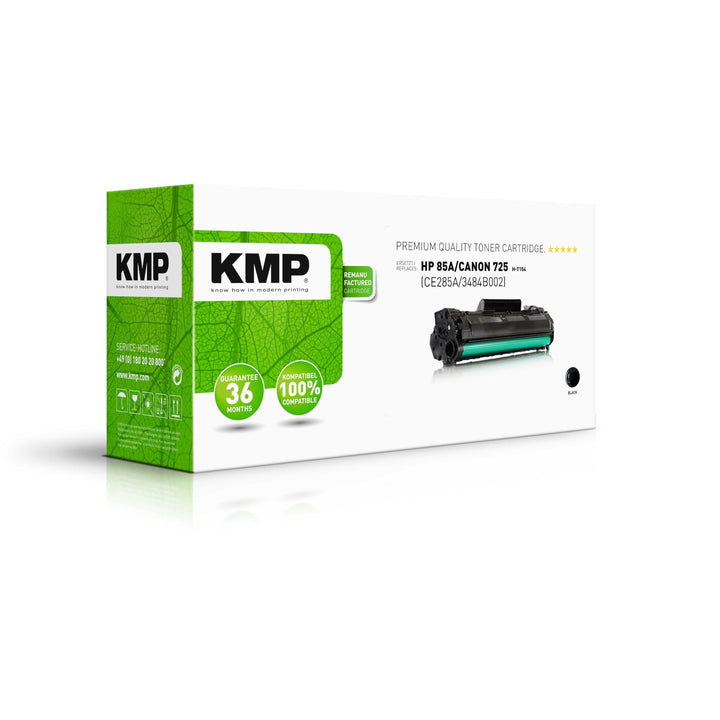 KMP Toner passend für HP 85A (CE285A) / Canon 725 (3484B002) - für Canon i-SENSYS LBP, MF, HP Laserj