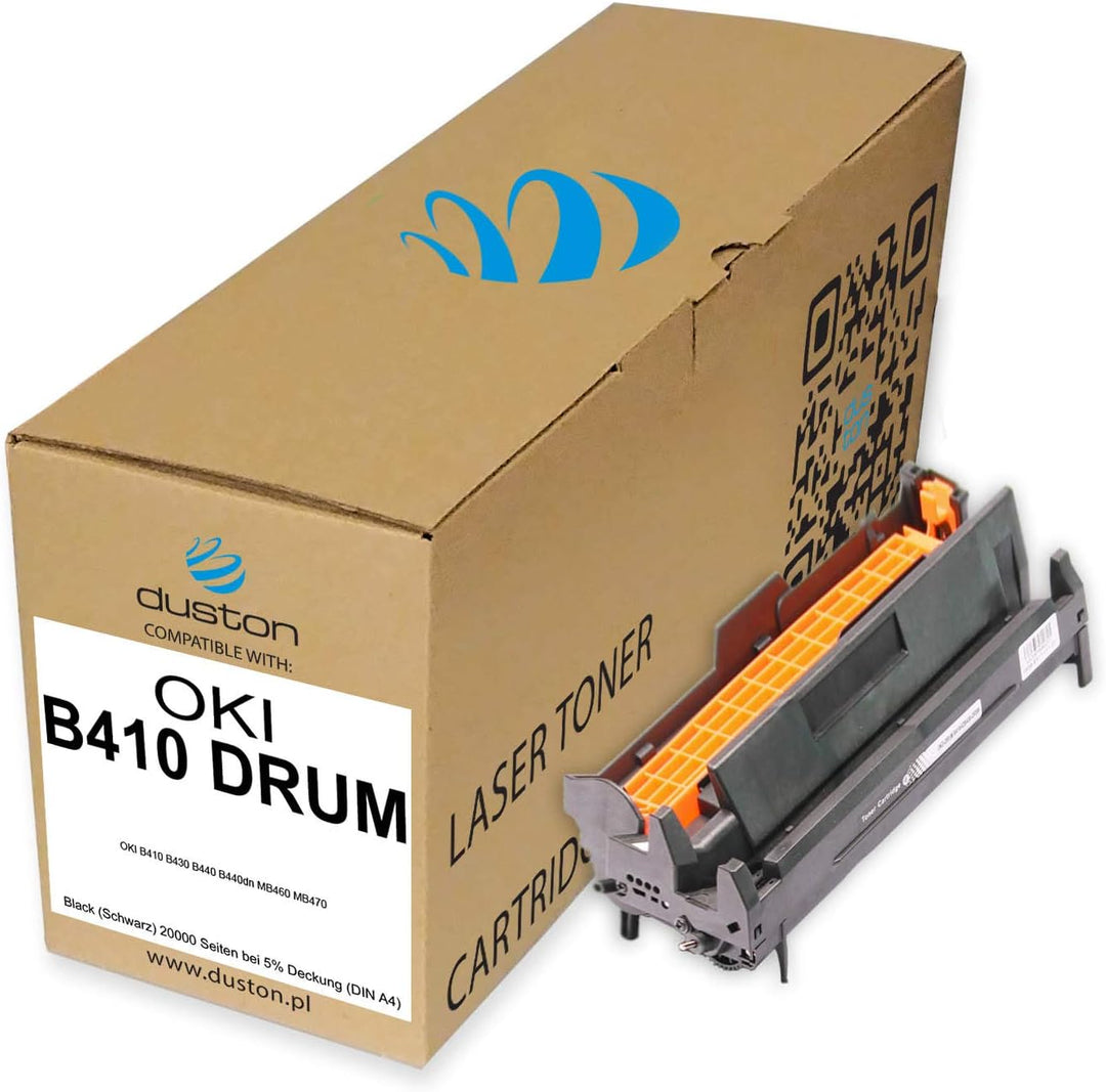 duston B410, 43979002 Trommel kompatibel zu Oki B410 430 430d 430dn 440 440dn MB460 470 480