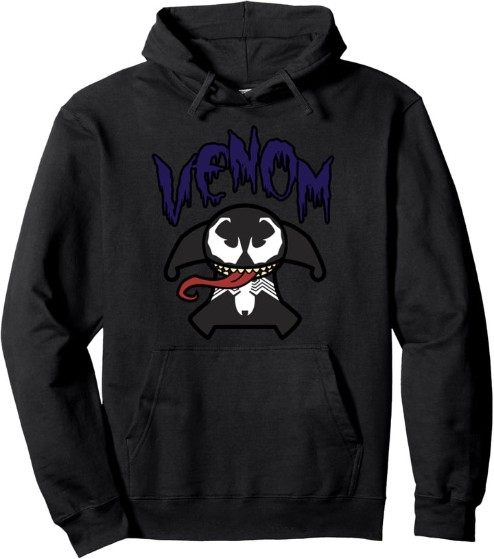 Marvel Venom Cute Kawaii Drippy Symbiote Pullover Hoodie