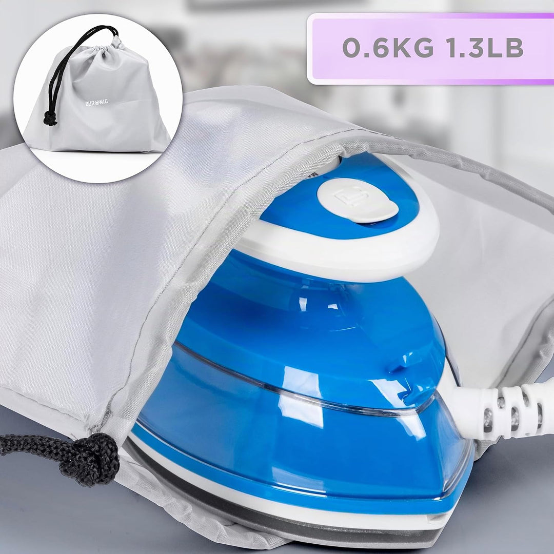 Duronic SI3 BE Mini Reisebügeleisen, 400W Mini Bügeleisen, Dampfbügeleisen 35ml Wassertank, kleines