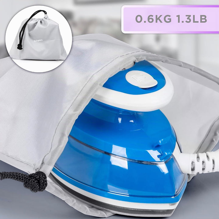 Duronic SI3 BE Mini Reisebügeleisen, 400W Mini Bügeleisen, Dampfbügeleisen 35ml Wassertank, kleines