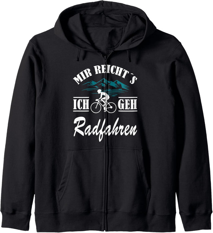 Herren Radfahrerspruch Mir Reicht's Ich Geh Rad Fahren Kapuzenjacke