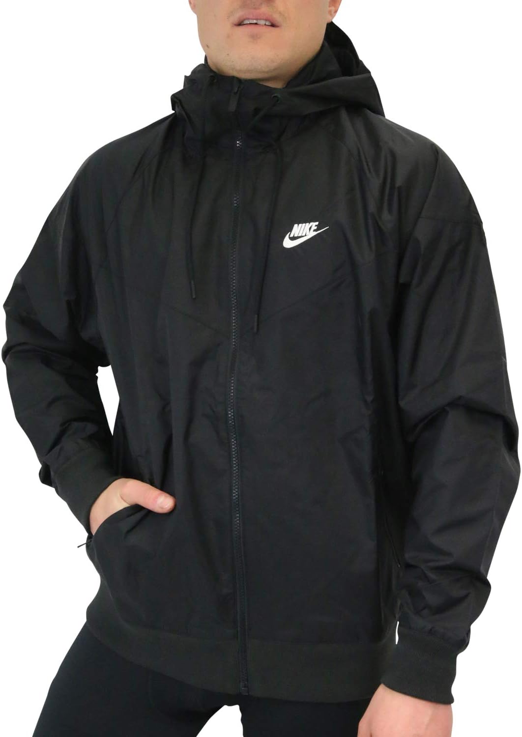 Nike Herren Sportswear Windrunner Jacke XXL Black/Sail, XXL Black/Sail