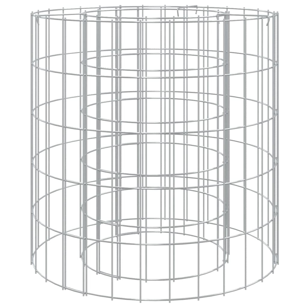 vidaXL Gabionen Feuerstelle, Feuerkorb für Garten Terrasse, Steinkorb zum Grillen, Gartenfeuer Gabio