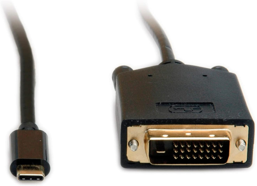 VALUE USB Typ C - DVI Adapterkabel, ST/ST, 1 m, 1 m