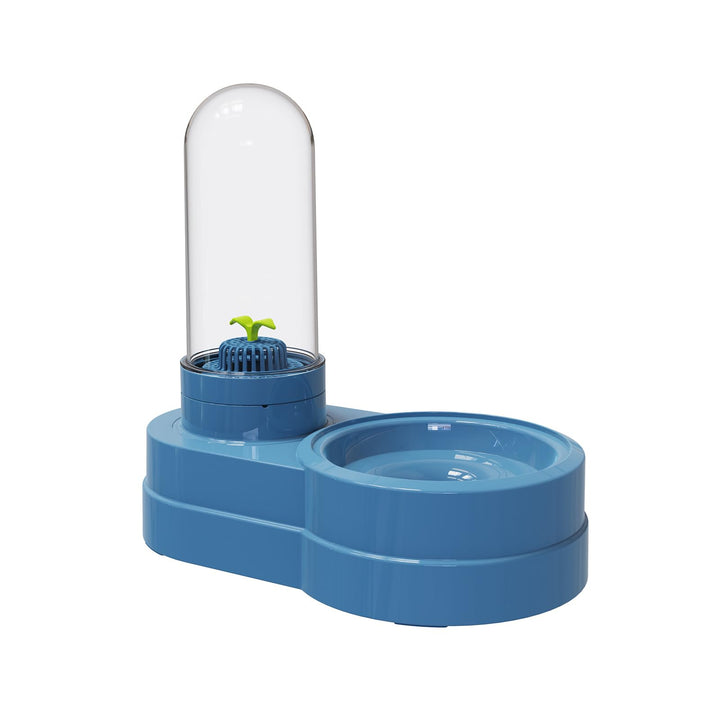 Wasserspender für Katzen und Hunde, 580 ml Automatischer Schwerkraft Haustier Trinkbrunnen mit Filte
