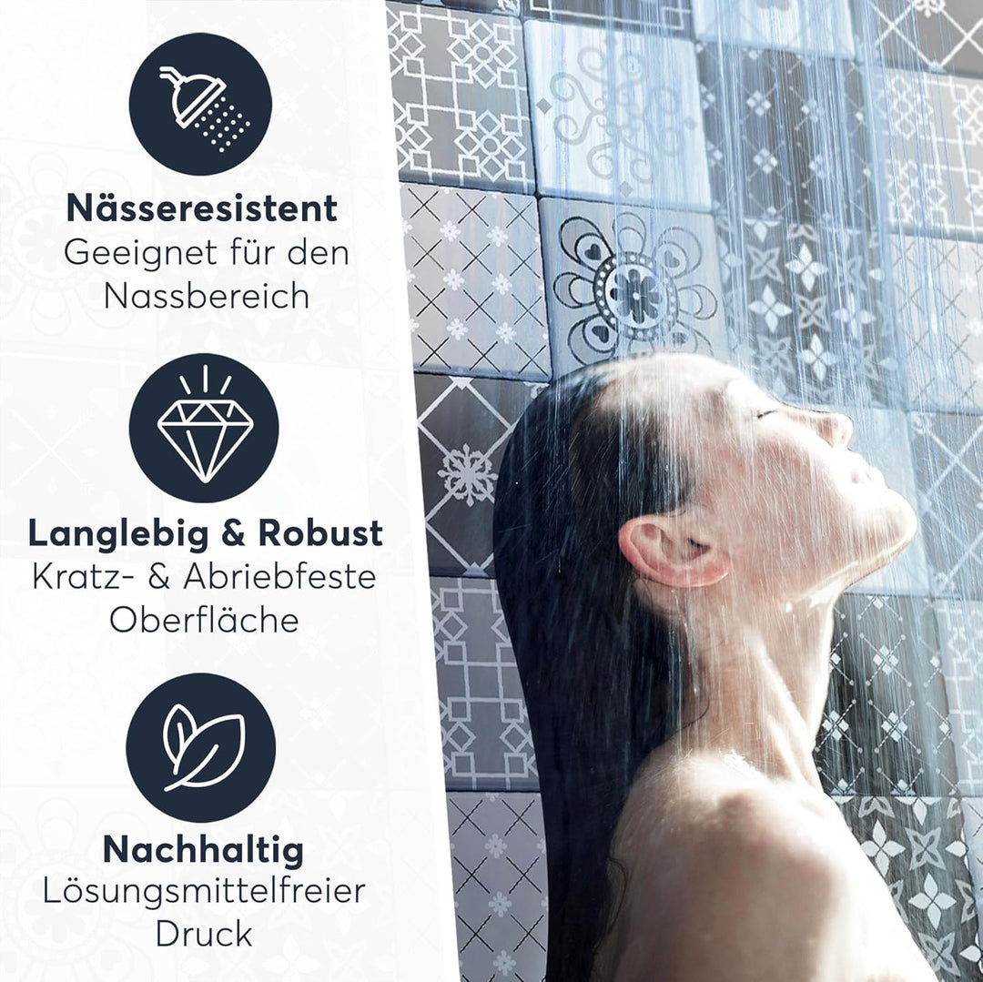 CREATISTO Mosaik Klebefliesen Stickerfliesen Fliesenfolie - Aufkleber Folie für Fliesen I Stickerfli