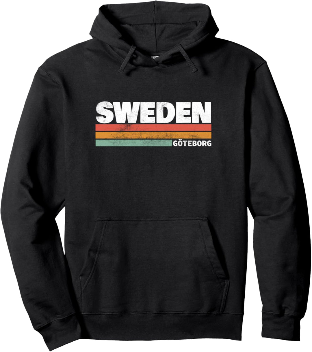 Retro Schweden Göteborg (Vintage) Pullover Hoodie