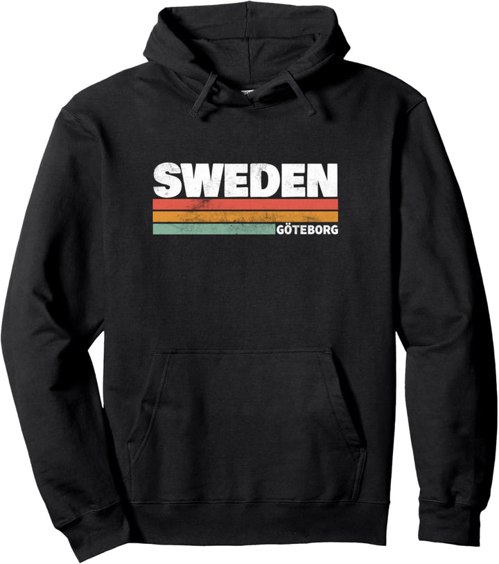 Retro Schweden Göteborg (Vintage) Pullover Hoodie