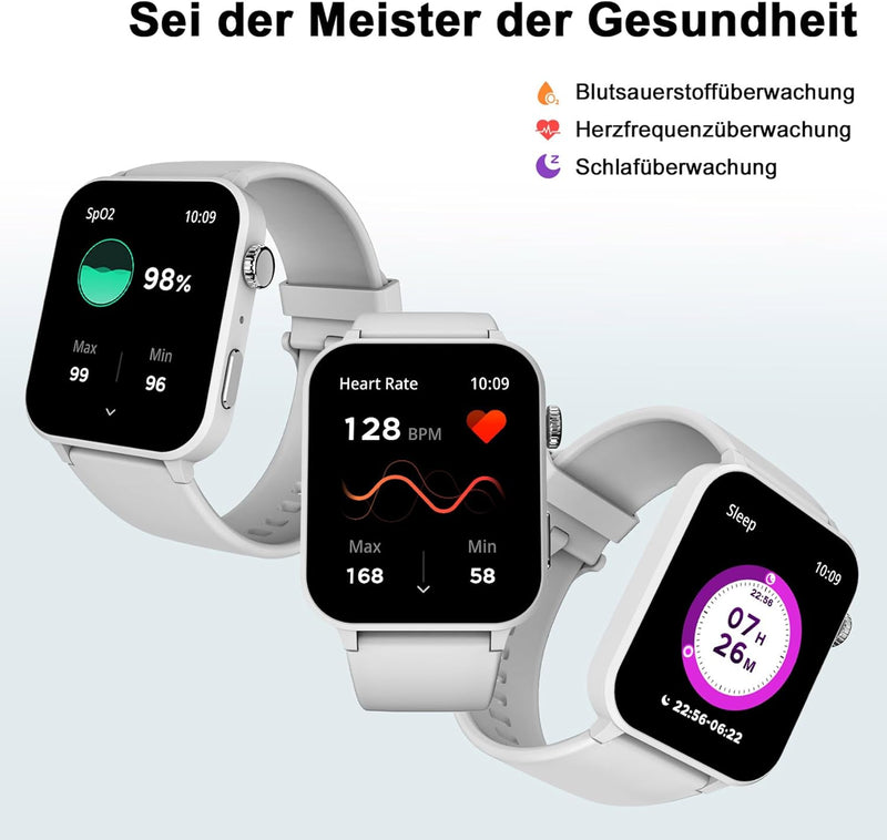 Blackview Smartwatch Herren Damen,1,85&