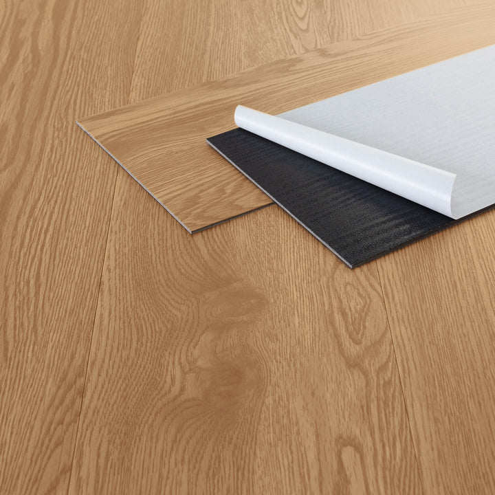 ML-Design Deluxe PVC Bodenbelag, Selbstklebende Vinyl-Dielen, Vinylboden, 91,5 cm x 15,3 cm x 2 mm,