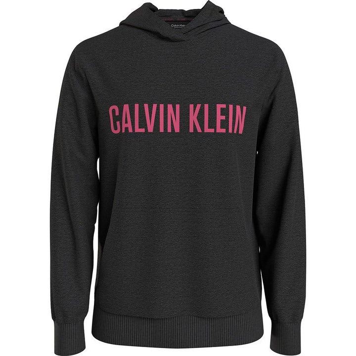 Calvin Klein Herren Heavyweight Sweatshirts M Schwarz (Black W/ Fuchsia Rose), M Schwarz (Black W/ F