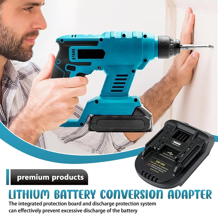 BS18MT Akku-Adapter Für Makita 18V Elektrowerkzeug, Akku Konverter für Bosch GBA Professional System