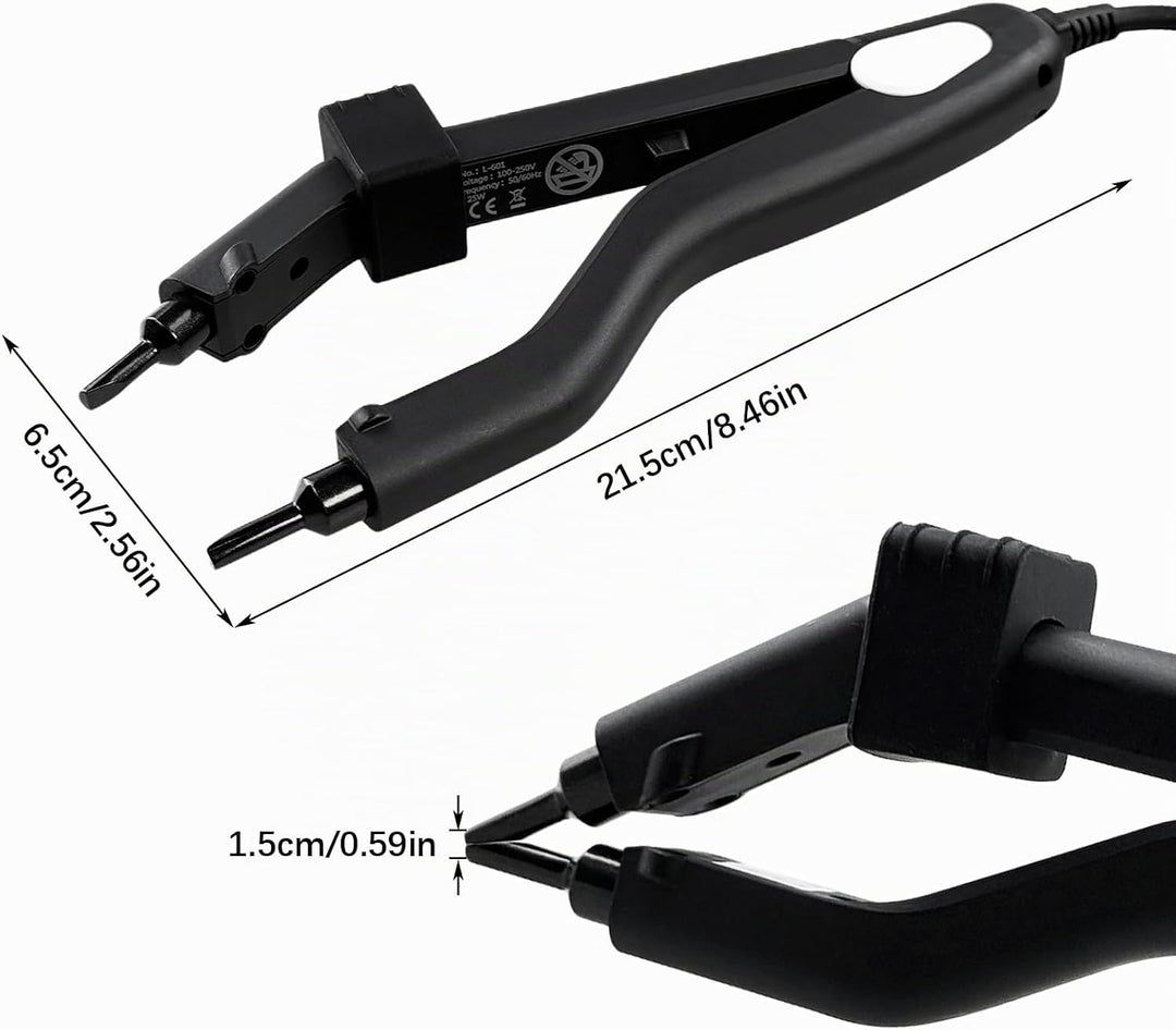 Profi Wärmezange Haar Extensions Iron, 100-240V Haarverlängerungswerkzeug für Haarverlängerung, Salo
