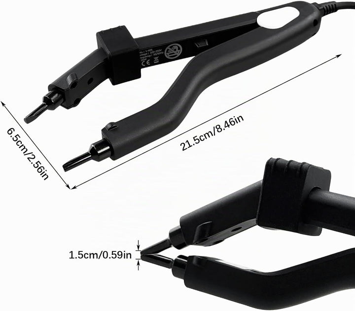 Profi Wärmezange Haar Extensions Iron, 100-240V Haarverlängerungswerkzeug für Haarverlängerung, Salo