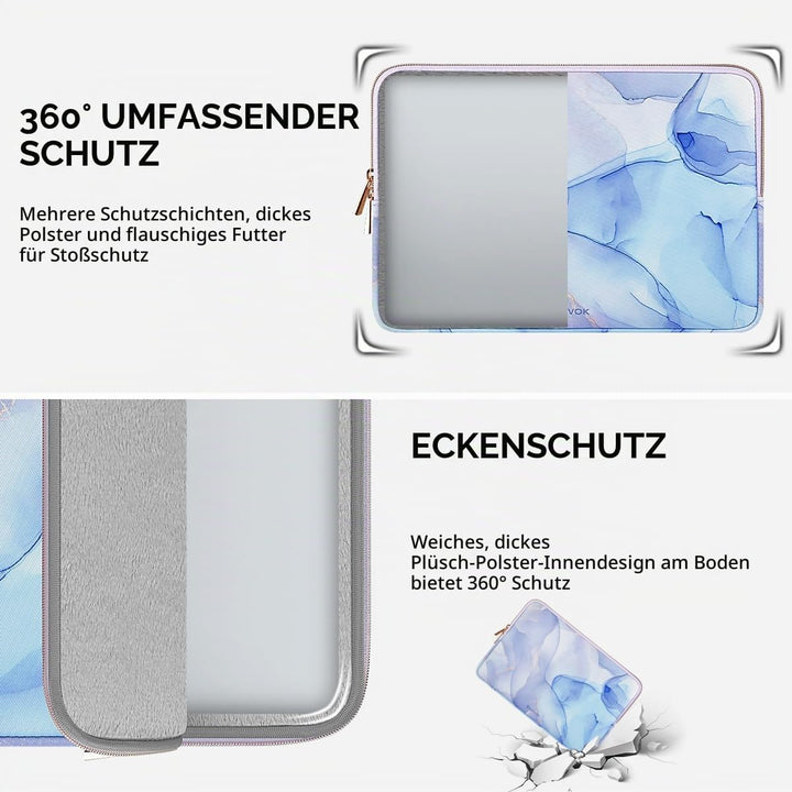 ARVOK 13 13,3 14 Zoll Laptoptasche Schutzhülle mit Klein Fall für MacBook Air/Pro 13/MacBook Pro 14,