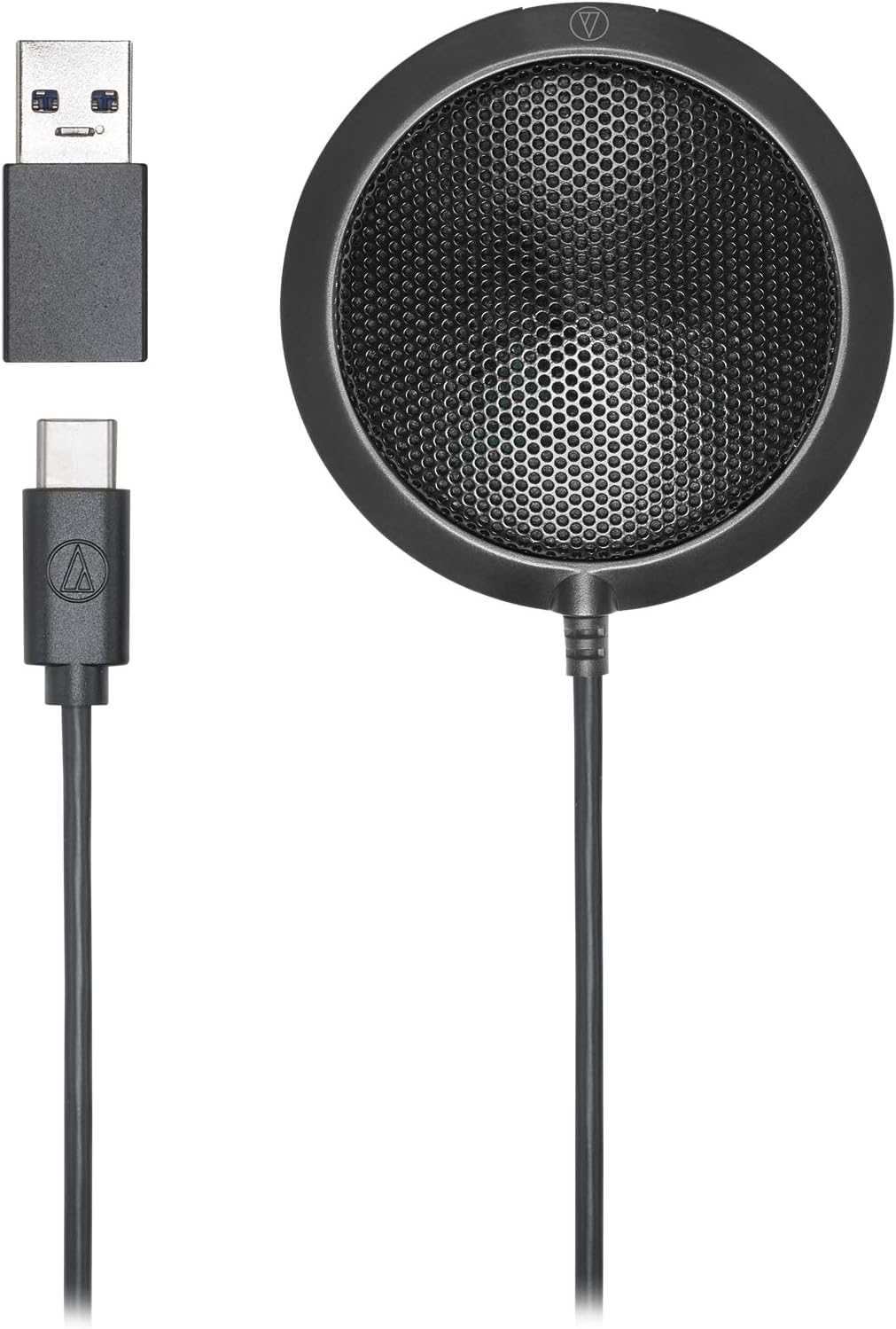 Audio-Technica ATR4697-USB Grenzflächenkondensatormikrofon Mit Kugelcharakteristik Schwarz Omnidirek