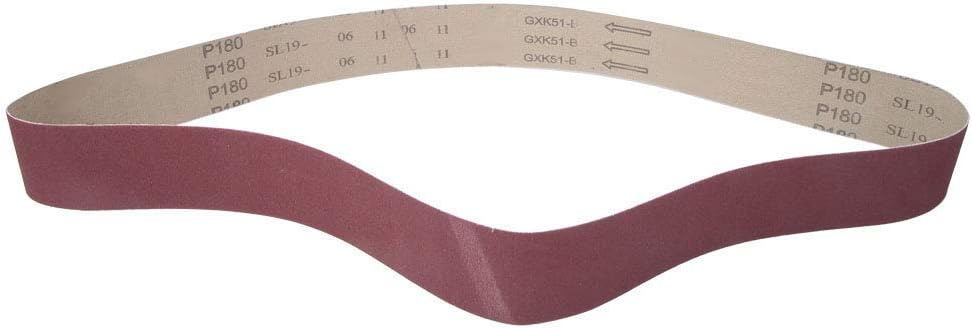 10 stücke Schleifband Rundschleifband 1220x50mm Aluminiumoxid Schleifpapier GXK51-B für Schleifarbei
