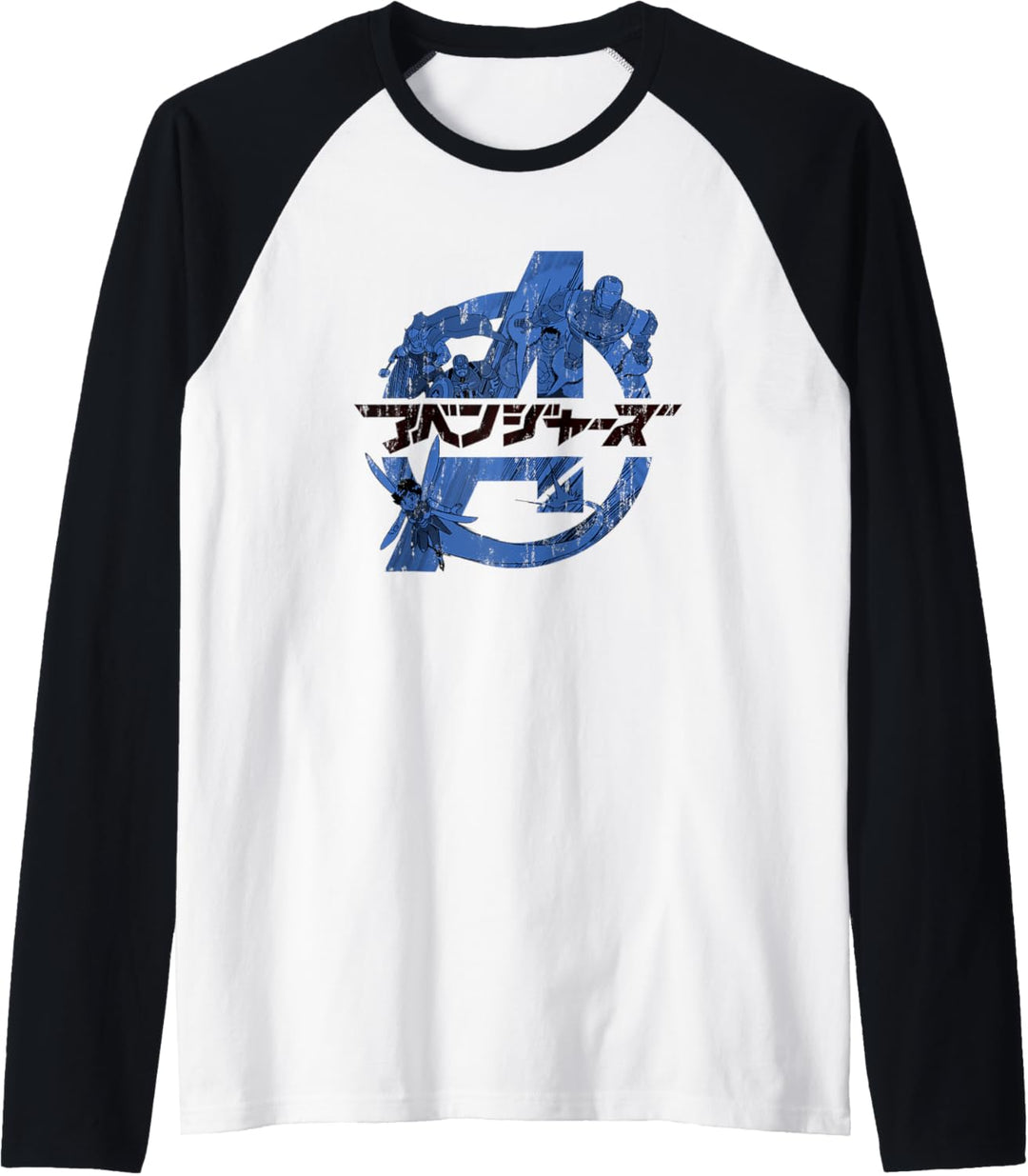 Marvel Avengers Manga Japanese Thor Iron Man Wasp Hulk Raglan