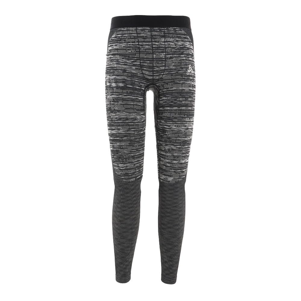 Odlo Herren Leggings Bl Bottom Long Blackcomb Eco S Black - Space Dye, S Black - Space Dye