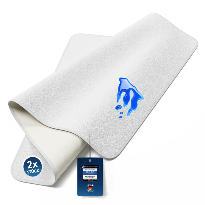 LILENO HOME Matratzenschoner 70x140 cm - 2er Set - Inkontinenzunterlage [95°C Kochfest] u. wasserdic