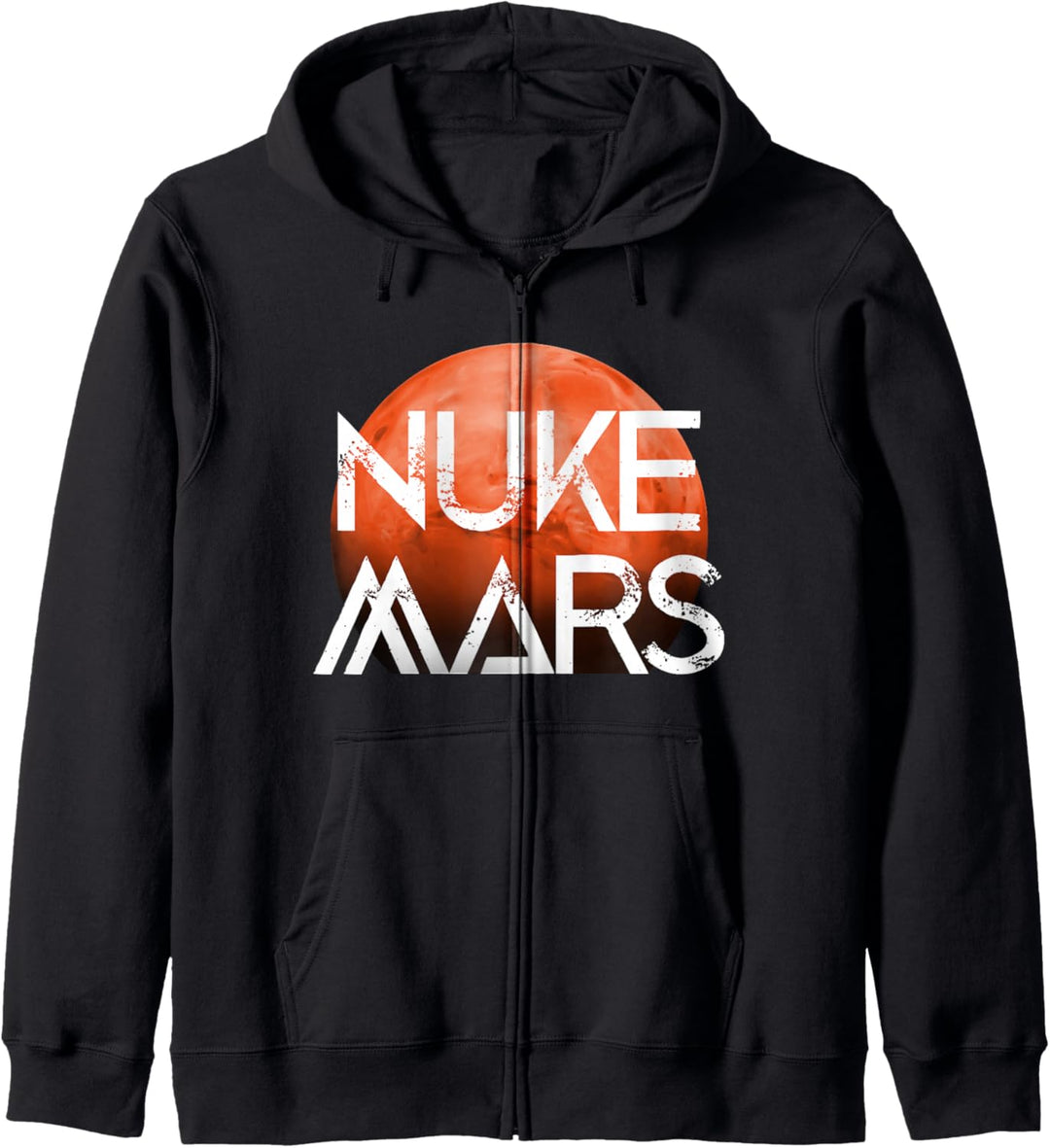 Nuke Mars Terraforming Rakete Weltraum Planet Nuke Mars Kapuzenjacke