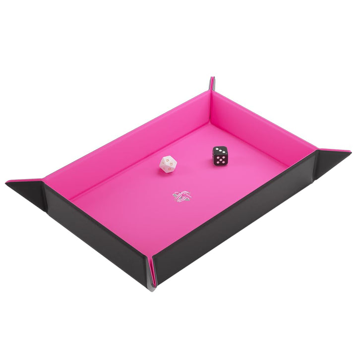 Gamegenic, Magnetic Dice Tray Rectangular Black/Pink